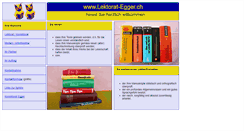 Desktop Screenshot of lektorat-egger.ch